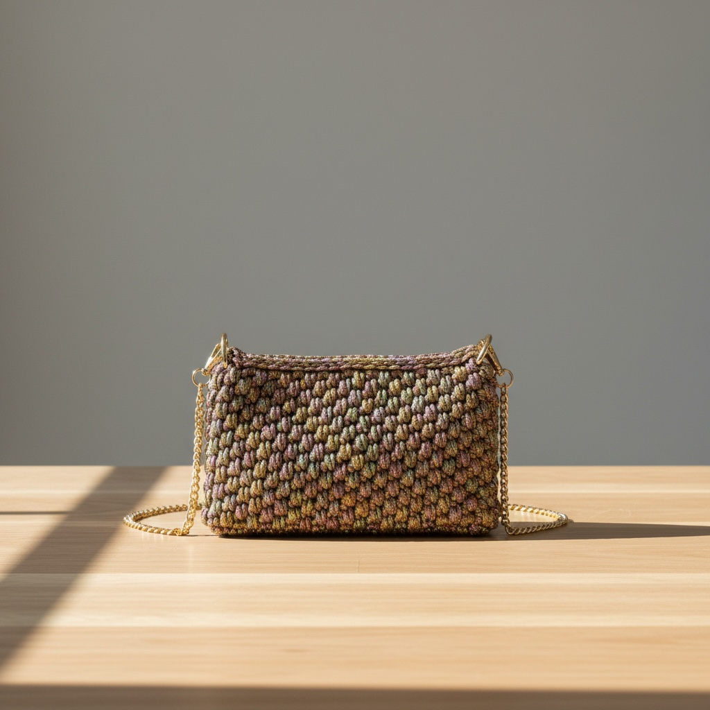 Titina Pochette bronze/purple