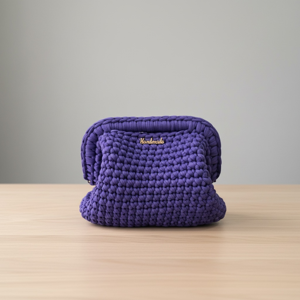 Nuvolina Clutch Viola - 20 cm