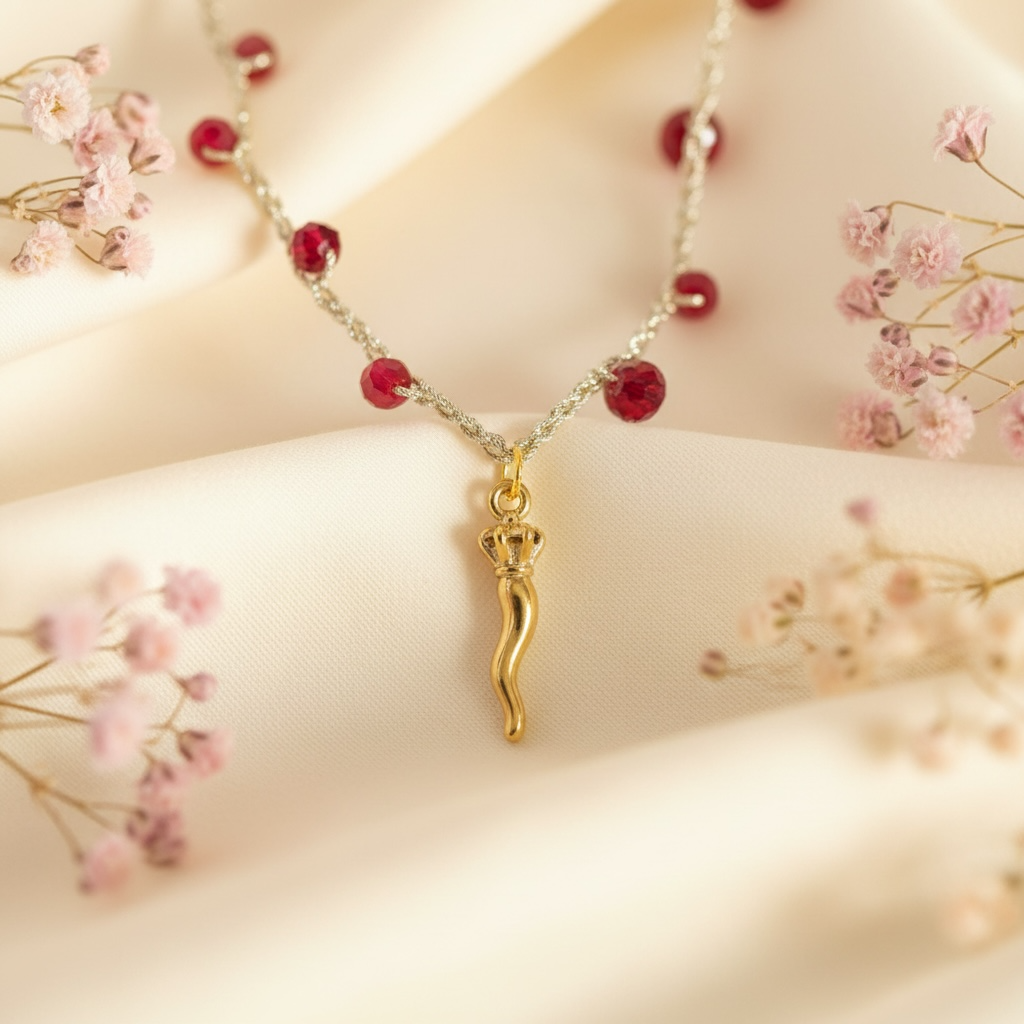 Collana Scintilla con Corno