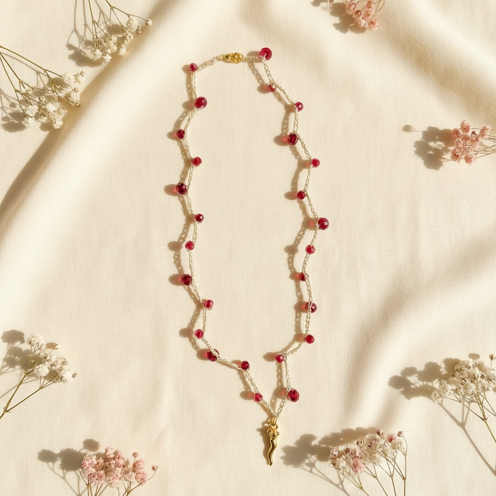 Collana Scintilla con Corno