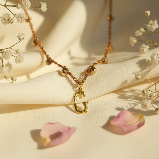 Collana Scintilla con INIZIALE (PREORDINE REALIZZAZIONE IN 10-12 GIORNI LAVORATIVI)