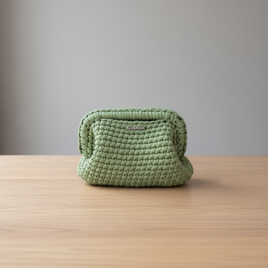Nuvolina Clutch Verde Salvia - 20 cm
