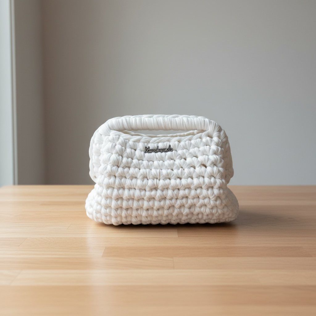 Nuvolina Clutch Bianca - 18 cm
