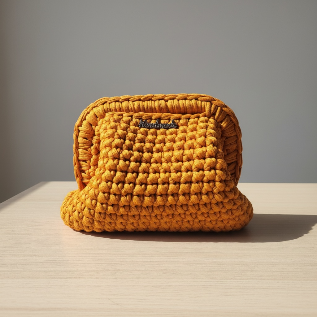 Nuvolina Clutch Arancione - 16 cm