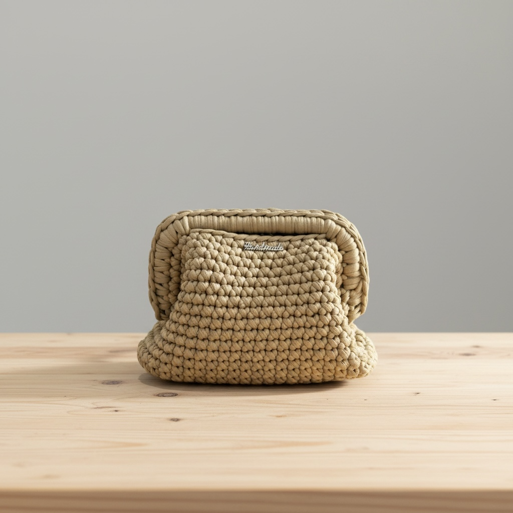Nuvolina Clutch Nocciola - 20 cm