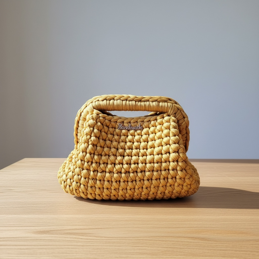 Nuvolina Clutch Ocra - 16 cm