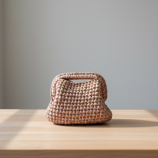 Nuvolina Clutch Lux Bronze/Rose - 16 cm